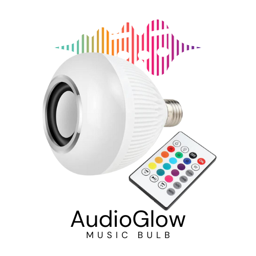 AudioGlow Music Light Bulb